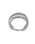 Michael Aram Feather Cuff Ring with Diamonds