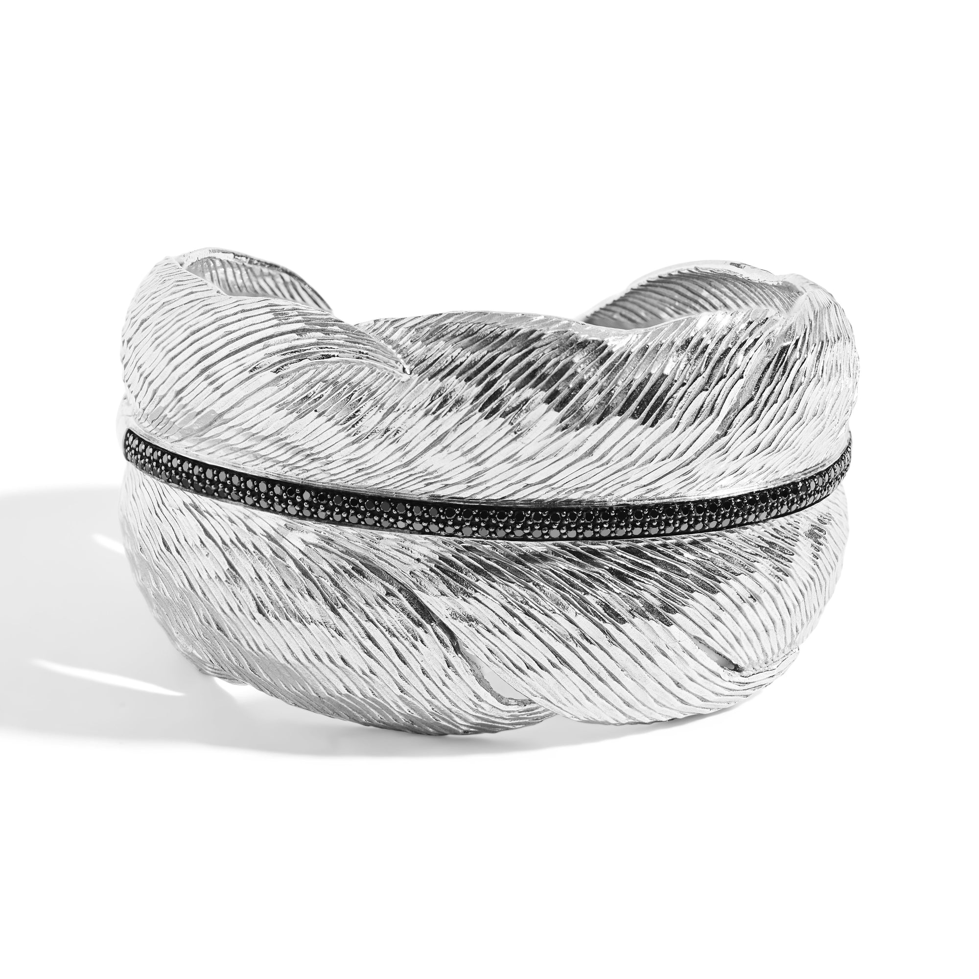 Michael Aram Feather Cuff with Diamonds