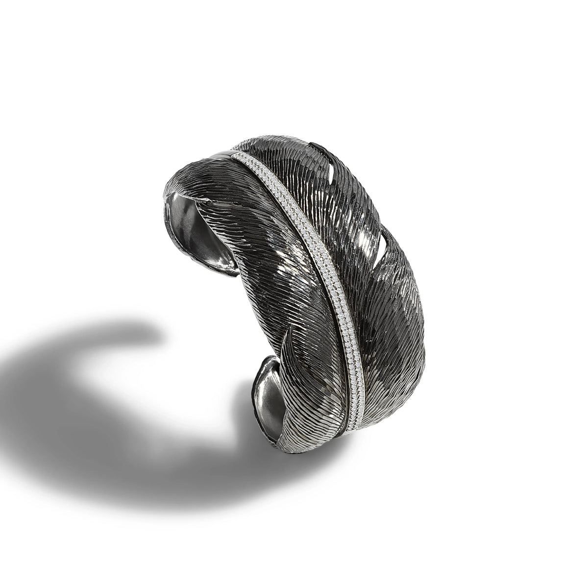 Michael Aram Feather Cuff with Diamonds