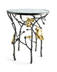 Michael Aram Gold Orchid Accent Table