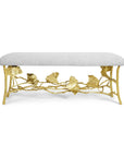 Michael Aram Golden Ginkgo Bench