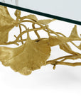 Michael Aram Golden Ginkgo Coffee Table