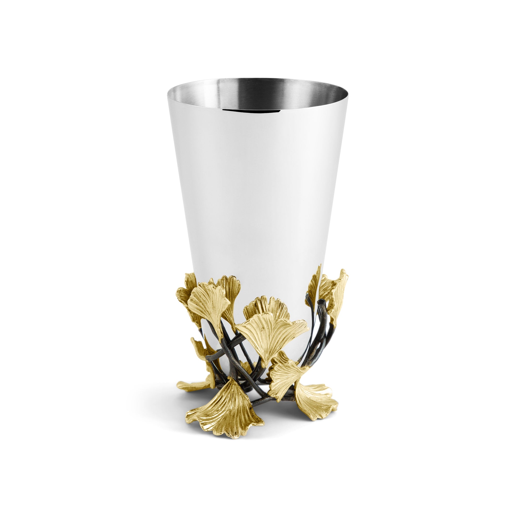 Michael Aram Golden Ginkgo Vase