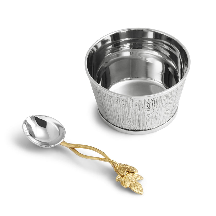 Michael Aram Ivy & Oak Nut Dish w/ Spoon