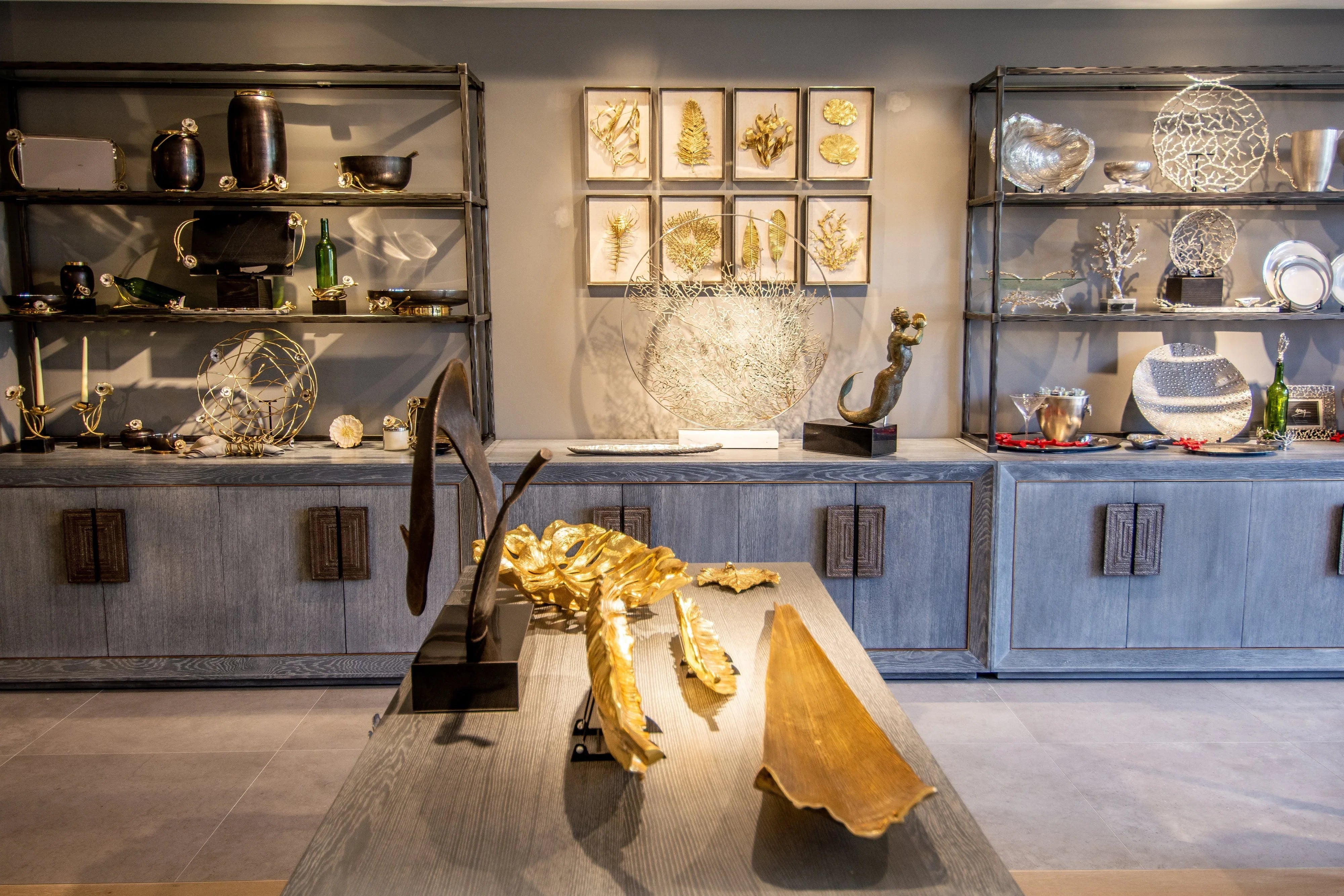 Kelp Fabric Shadow Box – Michael Aram