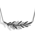 Michael Aram Laurel Leaf Necklace with Diamonds