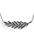 Michael Aram Laurel Leaf Necklace with Diamonds