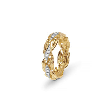 Michael Aram Laurel Ring with Diamonds