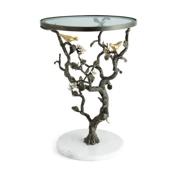 Michael Aram Lovebirds Accent Table