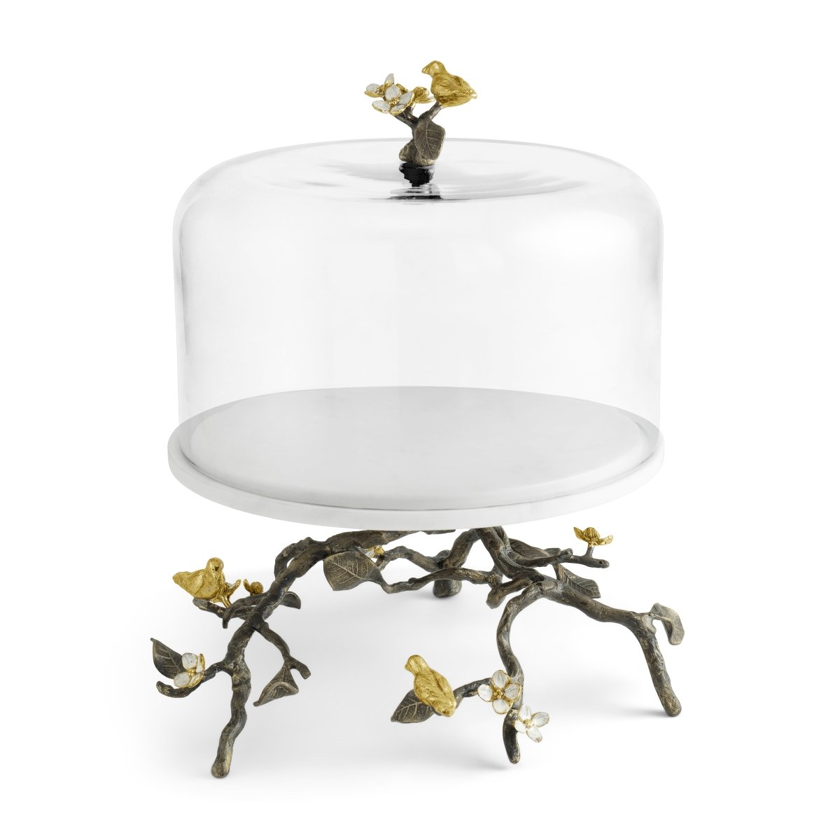 Michael Aram Lovebirds Cake Stand with Dome
