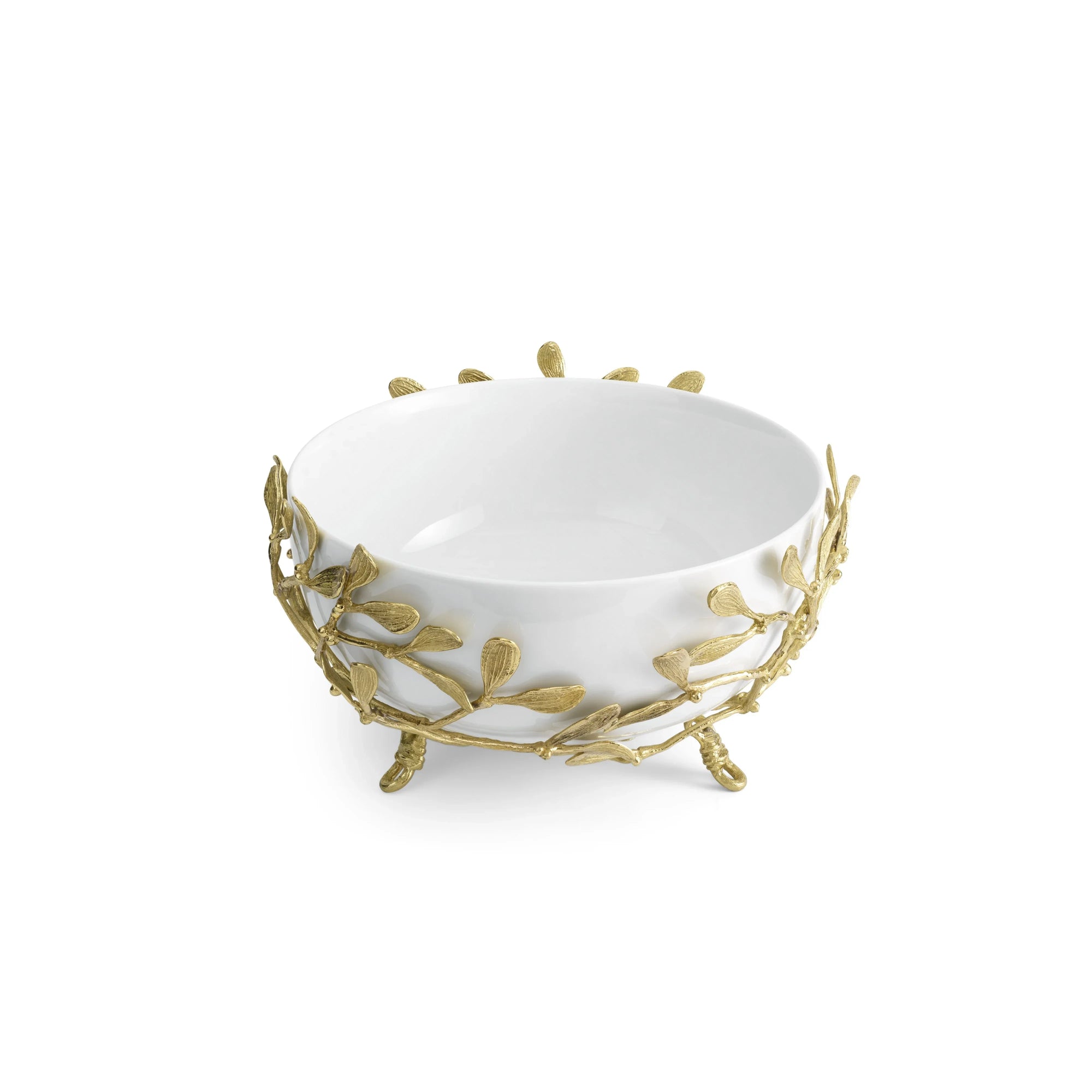 Michael Aram Mistletoe Porcelain Serving Bowl
