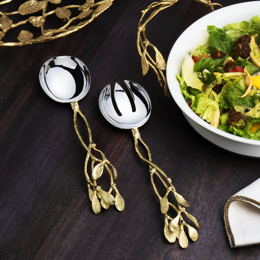 Michael Aram Mistletoe Serving Set