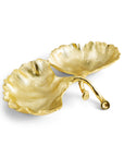 Michael Aram New Leaves Ginkgo Double Compartment Dish