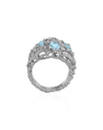 Michael Aram Ocean Ring with Blue Topaz and Diamonds