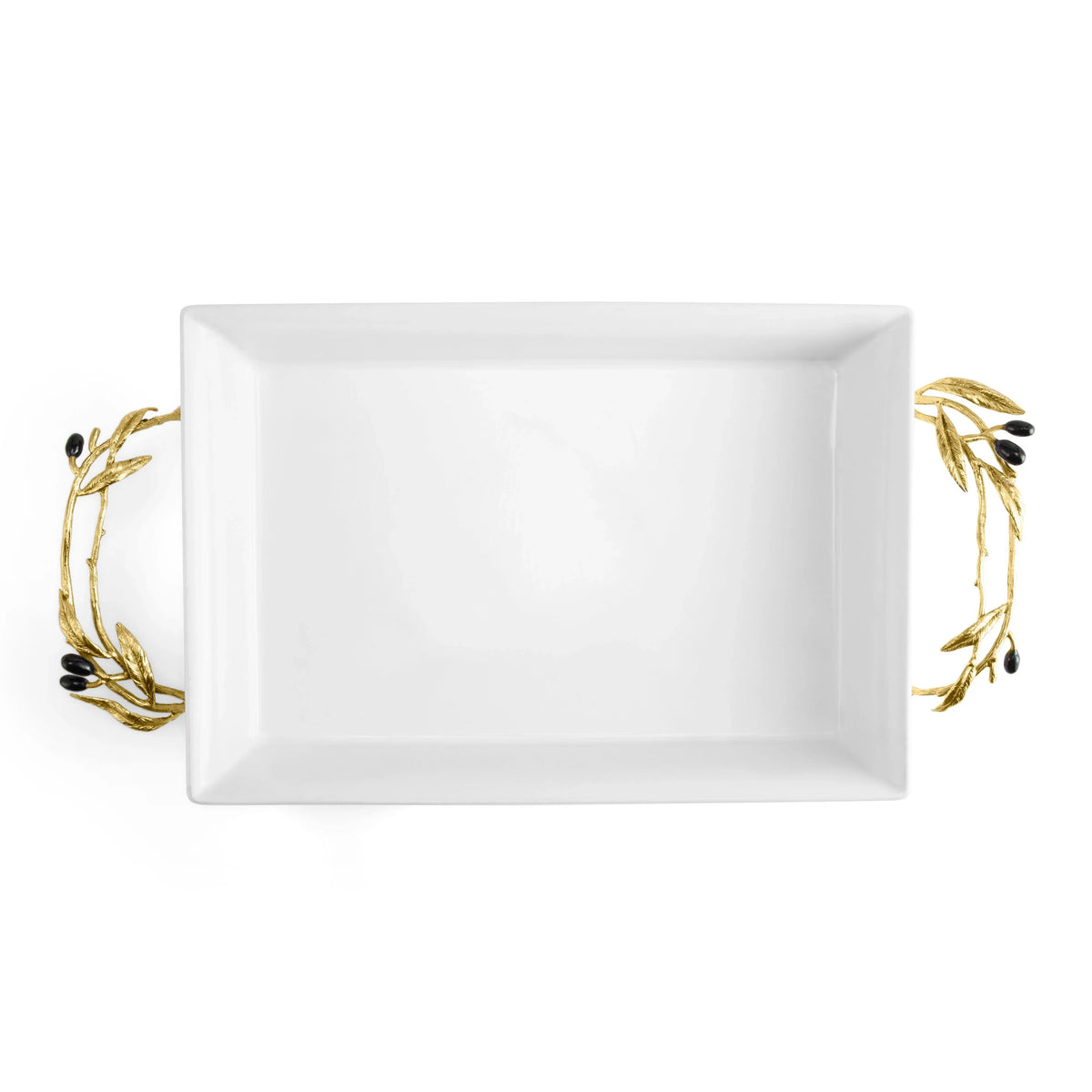 Michael Aram Olive Branch 3-Quart Casserole