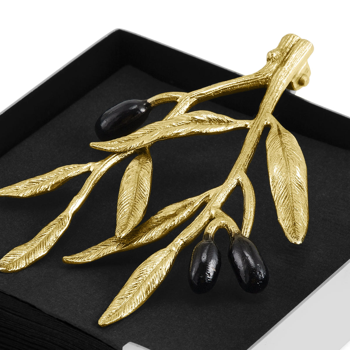 Michael Aram Olive Branch Cocktail Napkin Holder