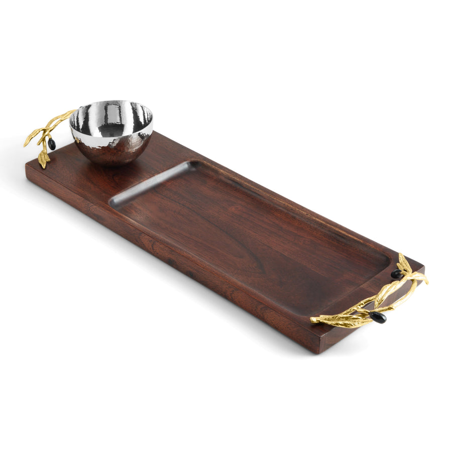 Michael Aram Olive Branch Dipping Board