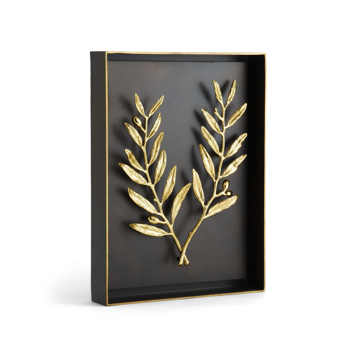 Michael Aram Olive Branch Shadow Box
