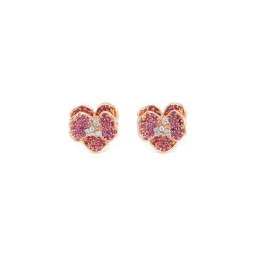 Michael Aram Orchid 11mm Earrings with Pink Sapphires