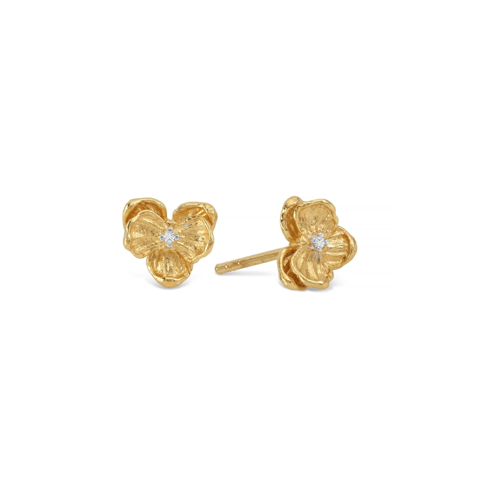 Orchid 7mm Earring with Diamonds – Michael Aram