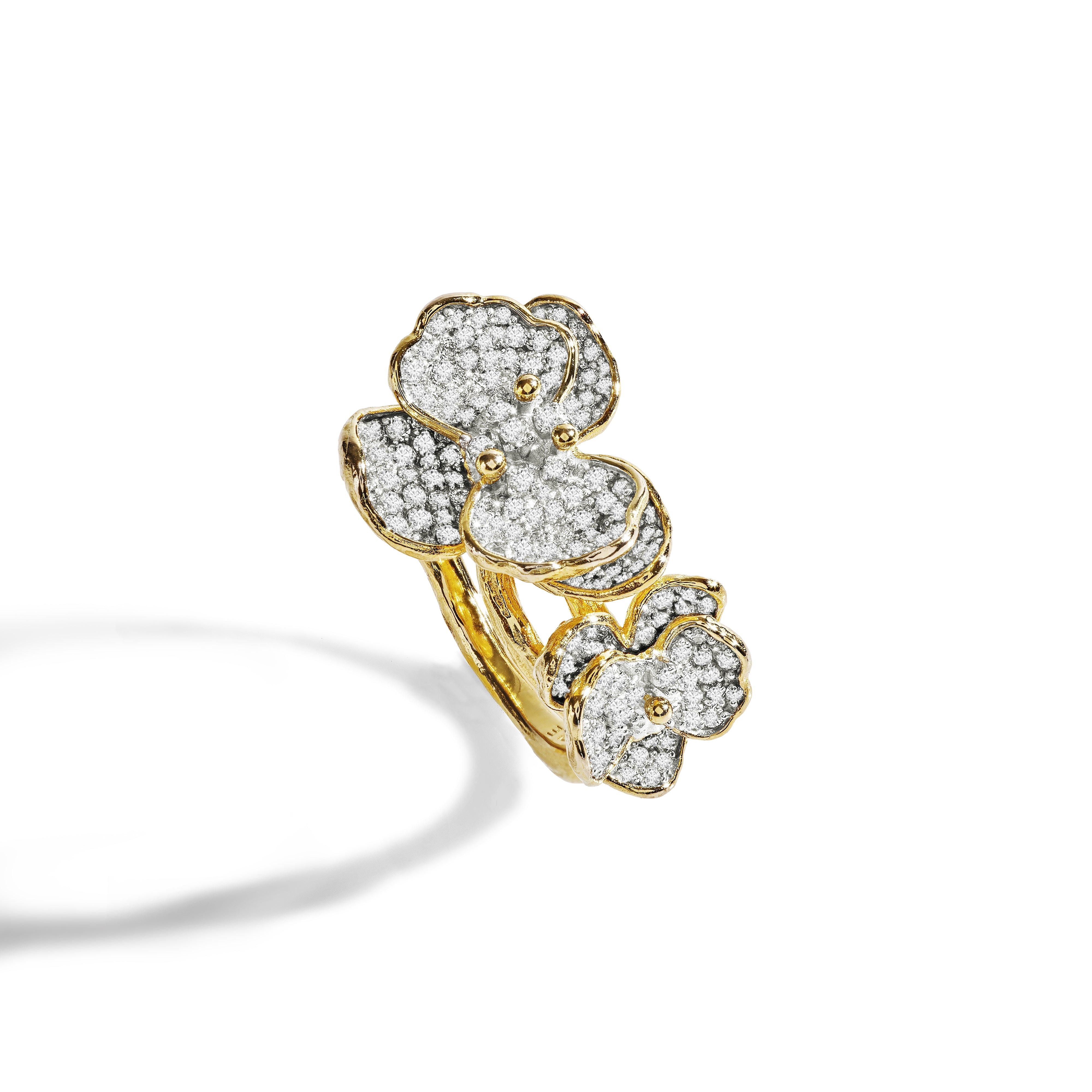 Orchid Double Ring with Diamonds – Michael Aram