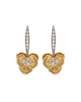 Michael Aram Orchid Earrings with Diamonds