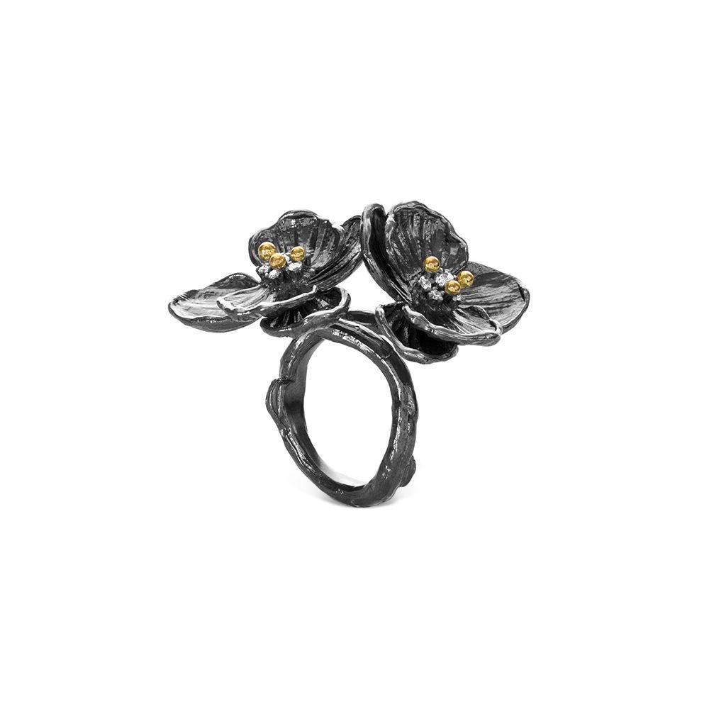 Michael Aram Orchid Ring with Diamonds