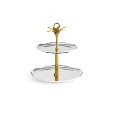 Michael Aram Palm 2-Tier Etagere