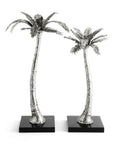 Michael Aram Palm Candleholders Nickelplate