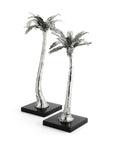 Michael Aram Palm Candleholders Nickelplate