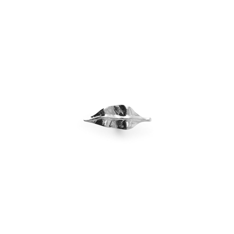 Michael Aram Silver-Tone Undulating Leaf Knob