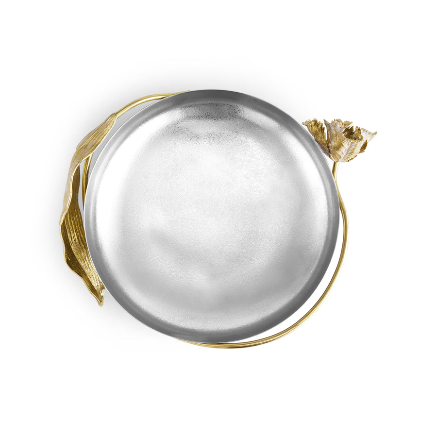 Michael Aram Tulip Medium Footed Platter