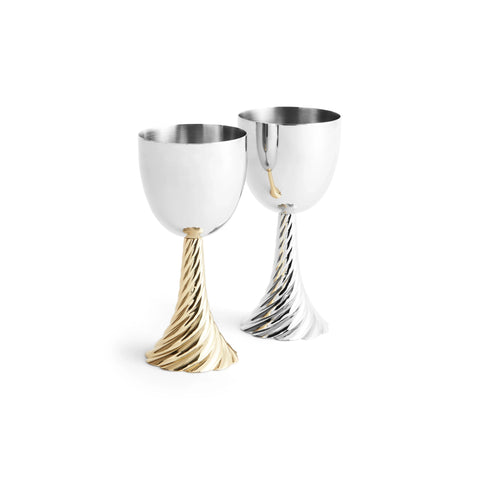 Twist Kiddush Cup (Silver)