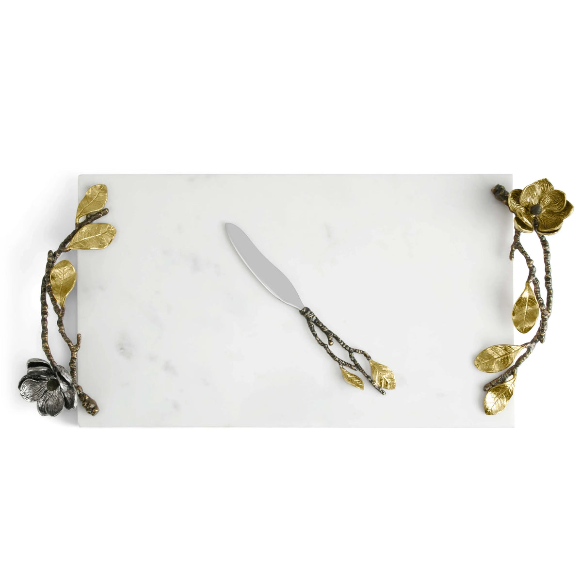 Michael Aram Vintage Bloom Cheese Board w/ Knife
