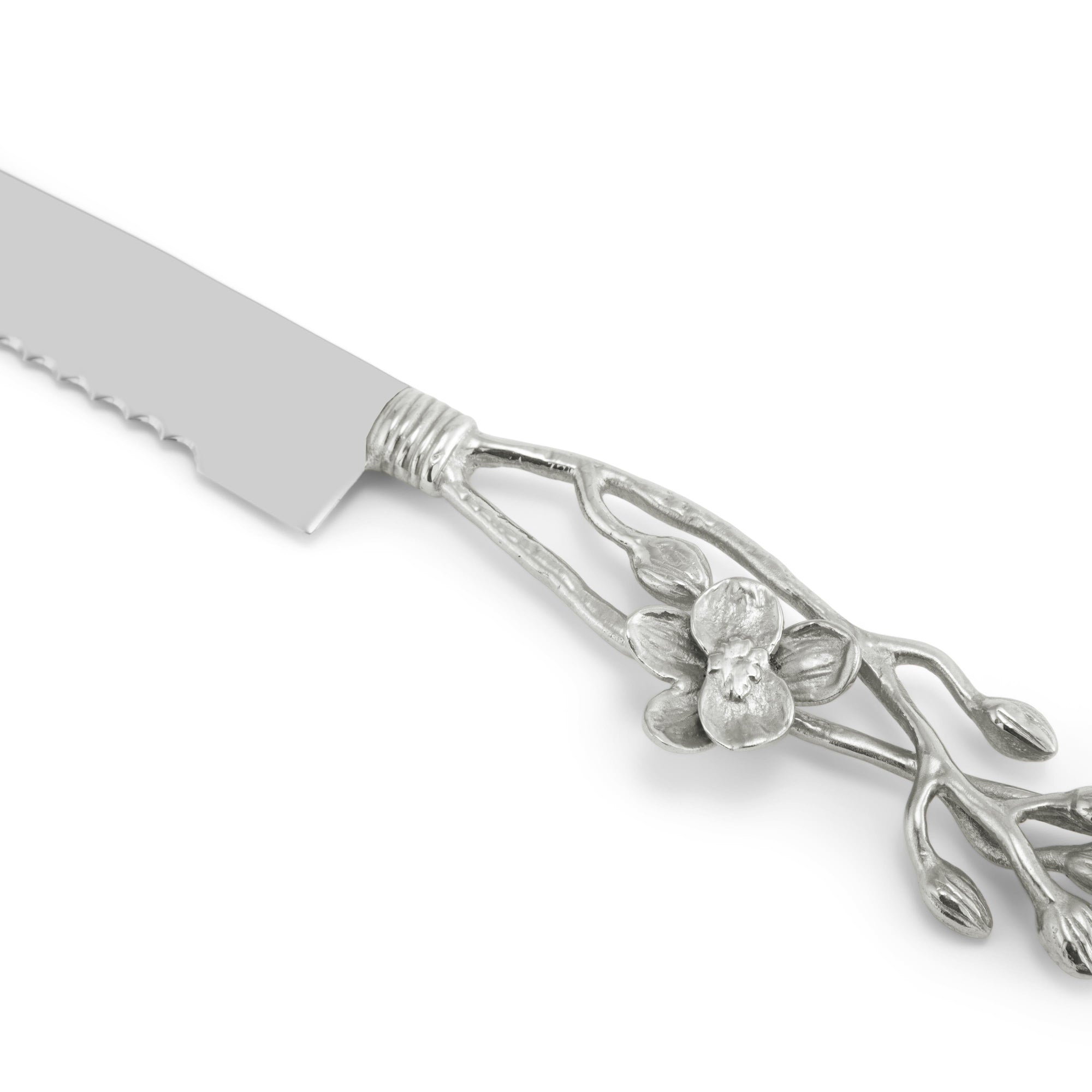 Michael Aram White Orchid Bread Knife