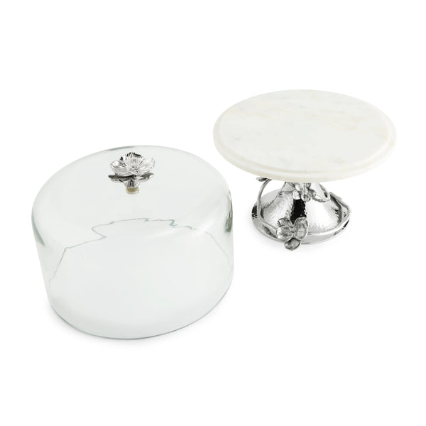 Michael Aram White Orchid Cake Stand w/ Dome
