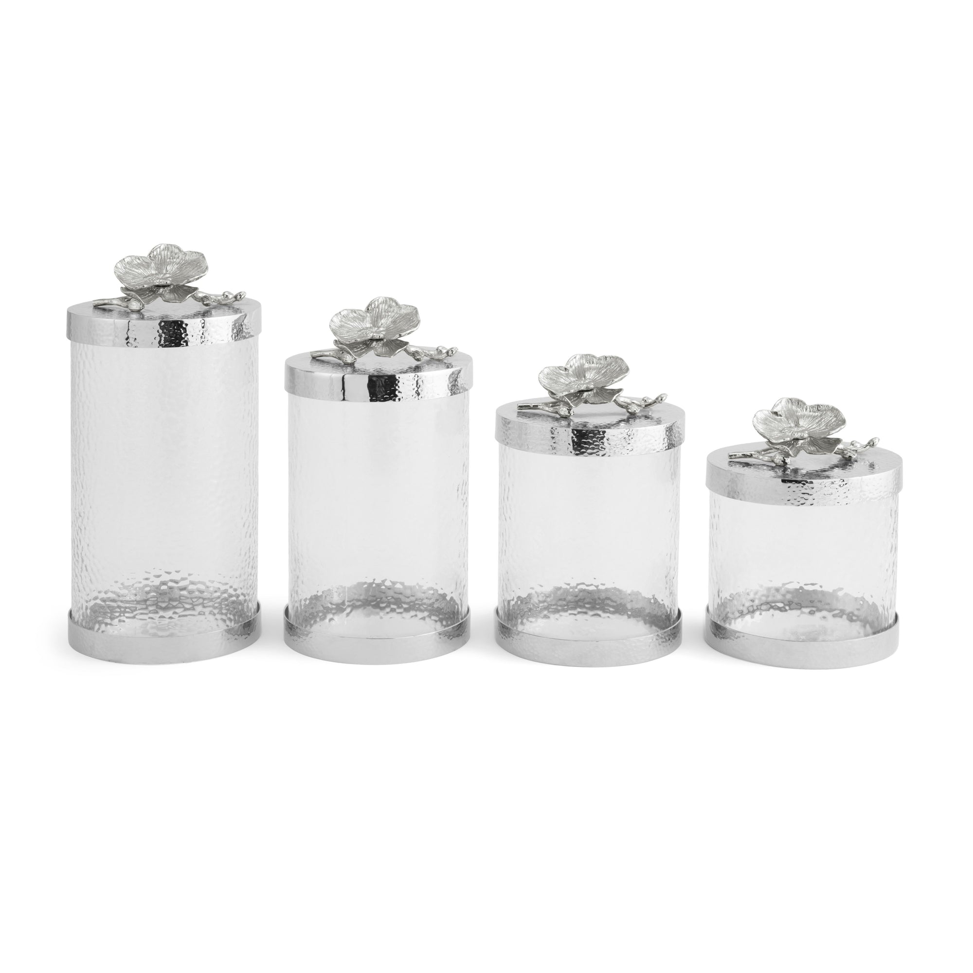 Michael Aram White Orchid Canisters