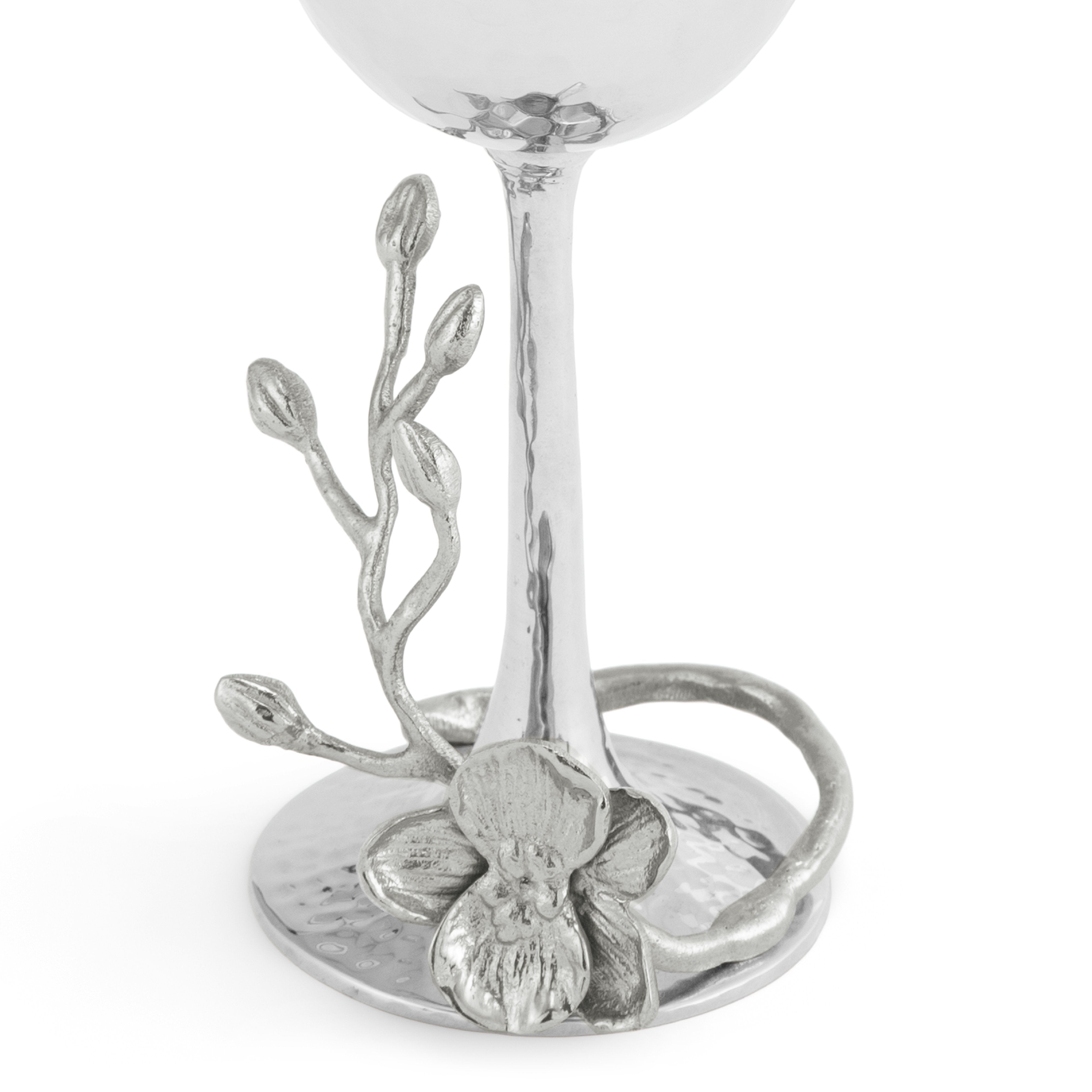 Michael popular Aram White Orchid Kiddush Cup