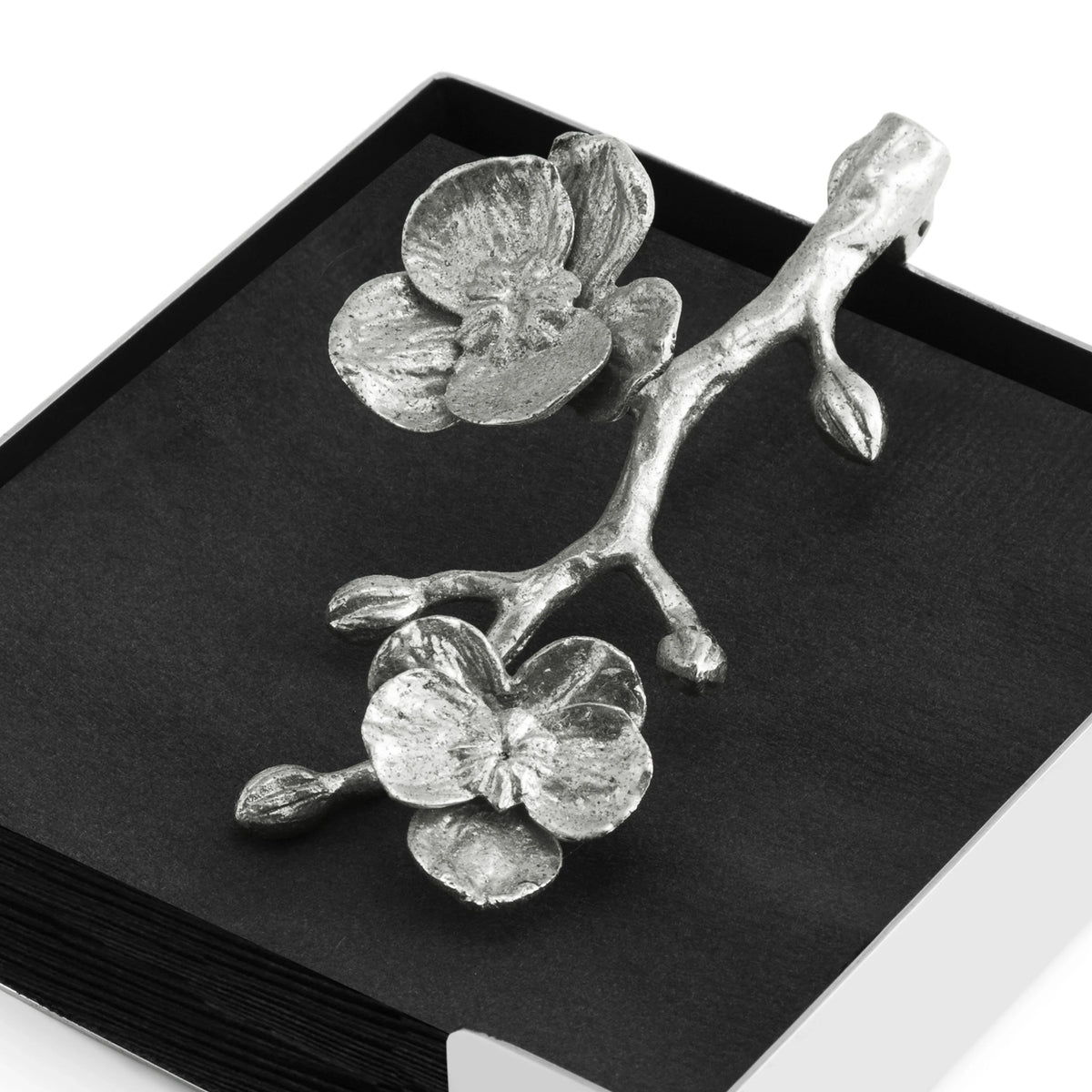 Michael Aram White Orchid Cocktail Napkin Holder