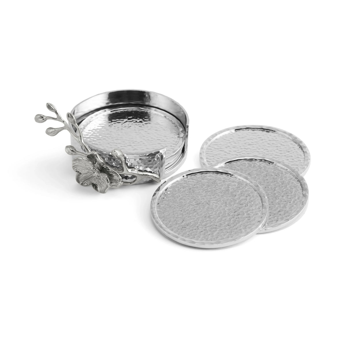Michael Aram White Orchid Drink Coaster Set