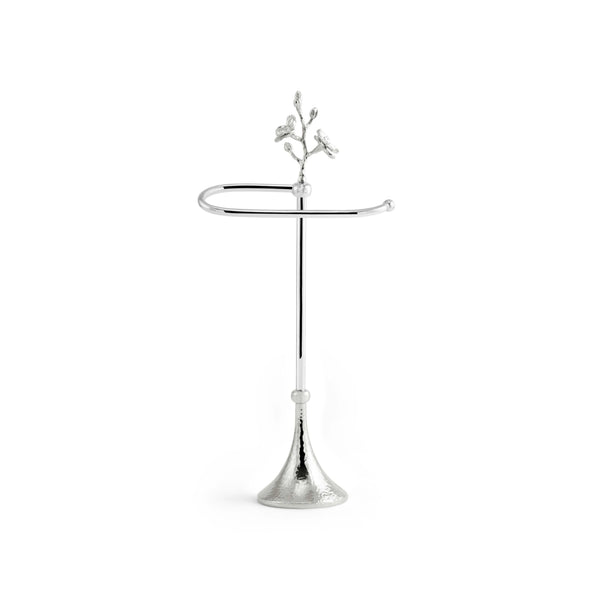 Michael Aram White Orchid Fingertip Towel Stand
