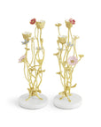 Michael Aram Wildflowers Candleholders S/2