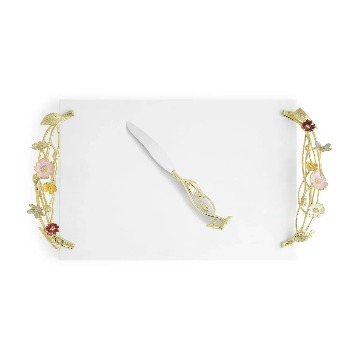 Wildflowers Cheese Board with Knife – Michael Aram