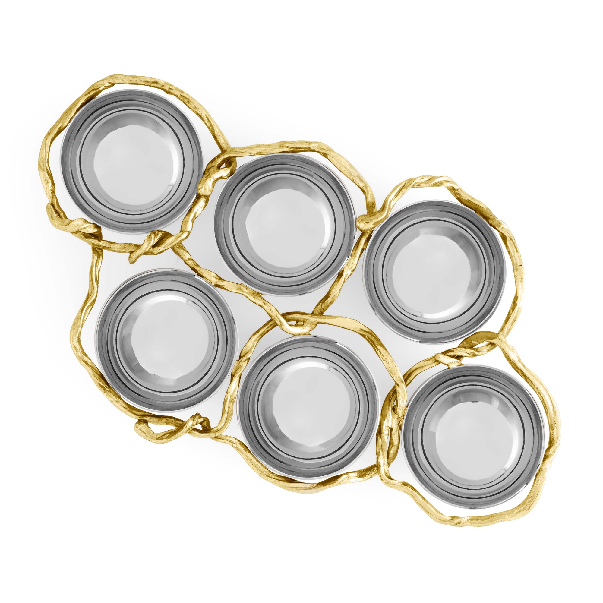 Michael Aram Wisteria Gold Seder Plate