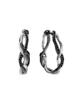 Michael Aram Wisteria Hoops with Diamonds